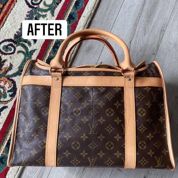 🌟LIKE NEW! 🌟NEW VACHETTA! Auth LOUIS VUITTON SAC CHAUSSURES TRAVEL BAG - Picture 15 of 16